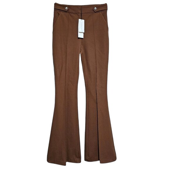 Veronica Beard Elsbury Flare Pant in Cocoa Size 4 NWT - Picture 2 of 4